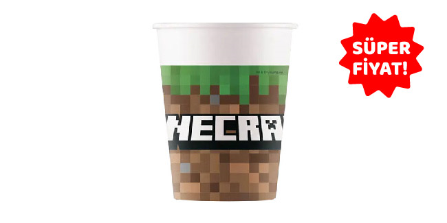 MINECRAFT%20KAĞIT%20BARDAK%20180/200cc%20(8AD)